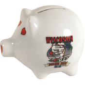 Wisconsin Keychain Beaded