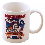 Michigan Mug State Map