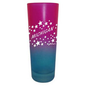 Michigan Shooter 4" X 1"  Multi Clr Stars