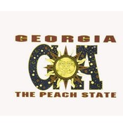 Georgia Adlt T Shirt Celestial Phase