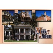 Alabama Postcard Al119 Mobile Multiview