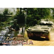 Georgia Postcard  Ga182 Ft. Benning 2/V Tank