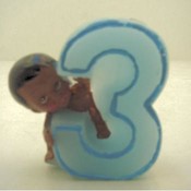 Third Birthday Candle