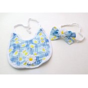 Baby Bib &amp; Bow Set