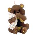 Yellow Birthday Bear Candle