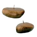 River Rock Candle Set