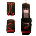 Hanging Backpack -Black w/Red