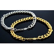 Cuban Link Chain Bracelet-Gold