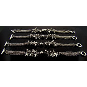 Assorted Silver Charm Bracelets | Priced Per Dozen