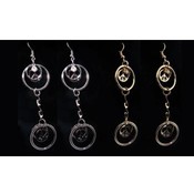 Peace Sign Chandelier Earrings | Price Per Dozen