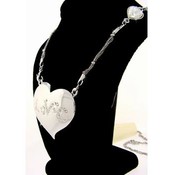 Beatles Love Necklace | Rhodium