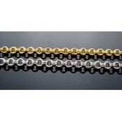 VERSACE Inspired Chain Necklace 20"" Silver