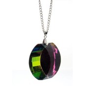 Oval 3D Prism Necklace
