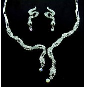 Snake Charmer Necklace &amp; Earring Set | Gold