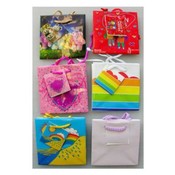 Case of 168 4" Square Gift Bags, Handled
