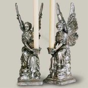 Case of 2 "Sitting Angel" Candle Holder