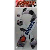 I Love SOCCER Magnetic Ribbons
