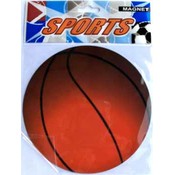 Basketball Shaped Car Magnet