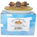 Acorn And Leaf Oval Topper