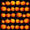 Carved Pumpkins 12 X 12 25Ct