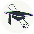 Black Graduation Seal