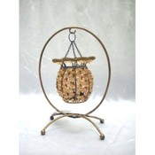 Shanti Decorative Hanging Beaded Candle Holder