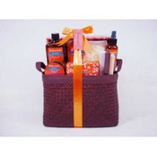 Botanicals Bath Set, 9pc gift set in woven basket