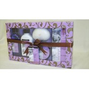 Vanilla &amp; Lavender Scent Bath Set 4-pc bath set