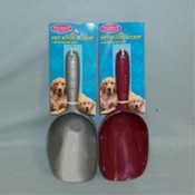 Pet food scoops