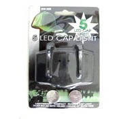 Cap Light With 5 Bulb L.E.D. With Batteries