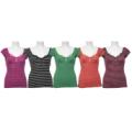 Junior Stripe Rib Top