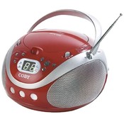 Coby Red Cd Boombox W/ Am/Fm
