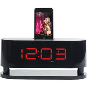 Coby LED Clockradio W Ipod Doc