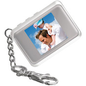 Coby Digital Photo Keychain White