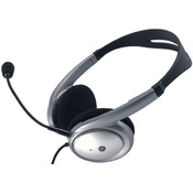Ge Dlx Headset W/Mic &amp; Stand