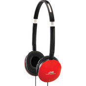 JVC  Flats HD Headband Headphones Red