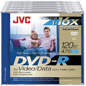 Jvc 4.7Gb Dvd-R 5-Ct