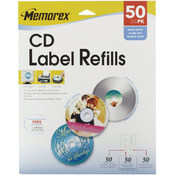 Memorex 50Pk White Cd/Dvd Lbls