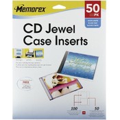 Memorex 50Pk Cd Case Inserts