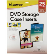 Memorex 25Pk Dvd Case Inserts