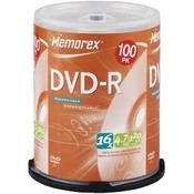 Memorex 4.7Gb Dvd-R 100Ct