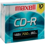 Maxell 80Min 10Pk 700Mb Cdr-