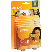 Tdk 1.4Gb Mini Dvd-R 5Pk