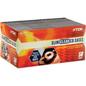 Tdk 50Pk Clear Jewel Cases