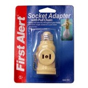 First Alert Socket Adapter With Pull Chain