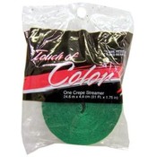 Touch Of Color Green Crepe Party Streamers