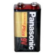 Panasonic Alkaline Plus Bulk 9 Volt Batteries 6AM-