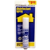 Walgreens Travel Size Disinfectant Spray