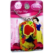 Disney Princess Asst Mirror Dog Tags With Charm