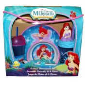 Little Mermaid 5 Piece Dinnerware Set